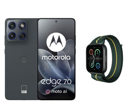 Smartfon / Telefon Motorola edge 70 5G 12/512GB Gadget Gray 120Hz + watch fit